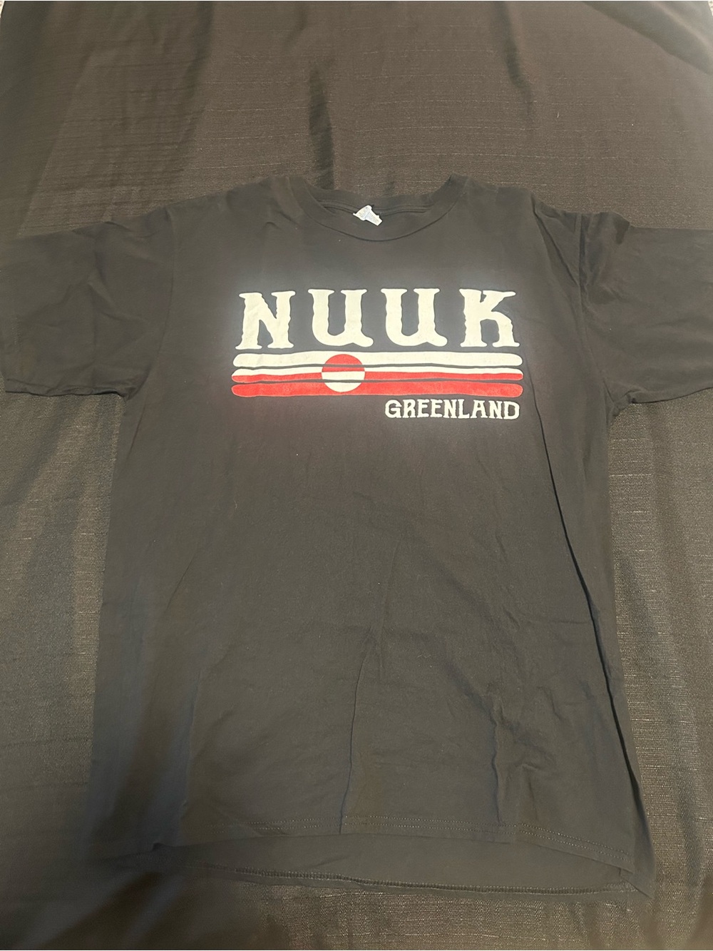 NUUK Greenland Graphic Short Sleeve T-Shirt - Black